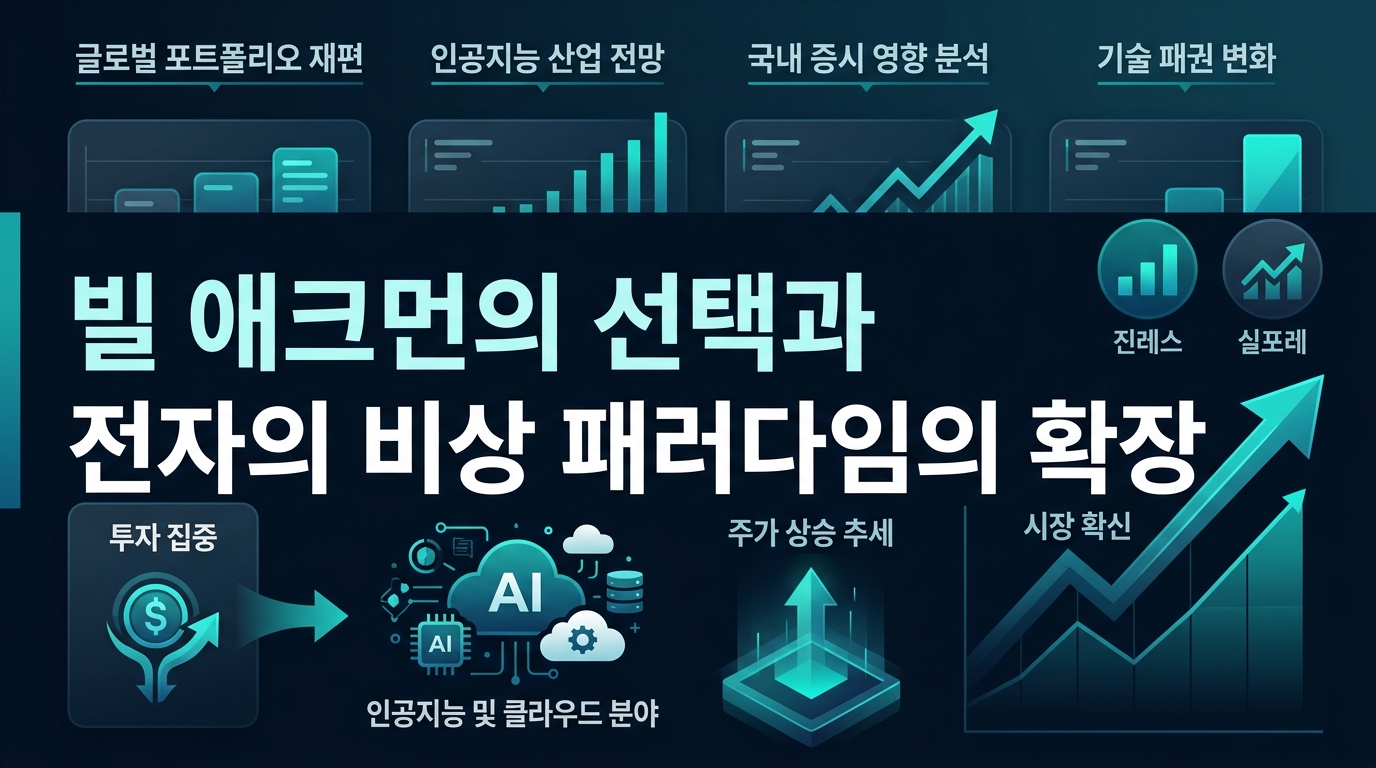 빌 애크먼의 선택과 LG전자의 비상, AI 패러다임의 확장