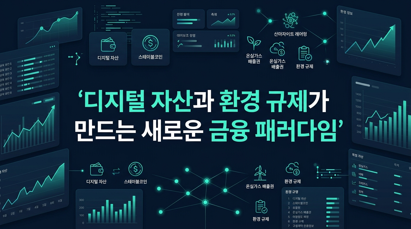 디지털 자산과 환경 규제가 만드는 새로운 금융 패러다임