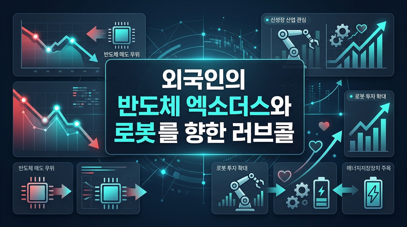 외국인의 반도체 엑소더스와 로봇 ESS를 향한 러브콜