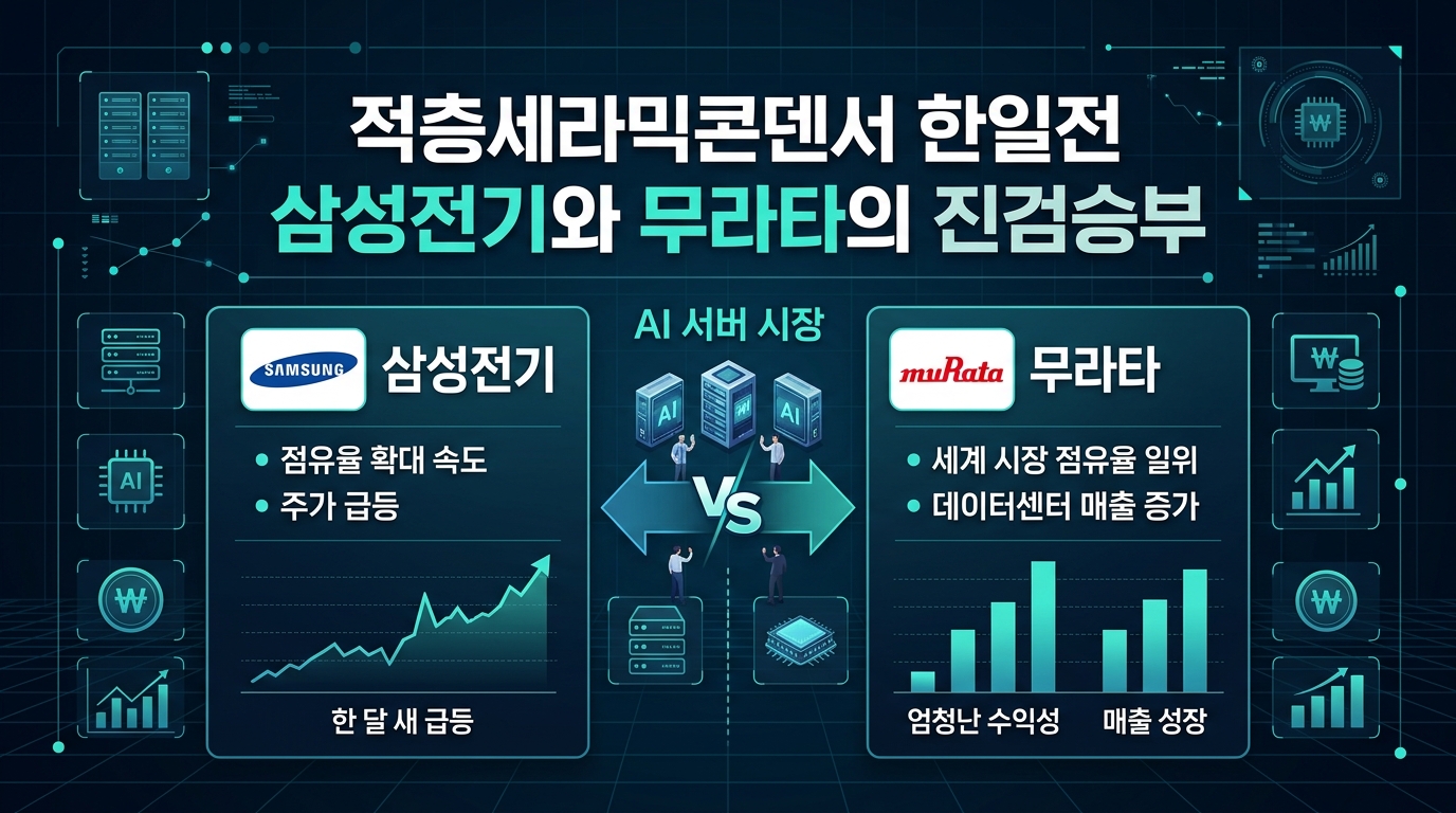 적층세라믹콘덴서 한일전 삼성전기와 무라타의 진검승부