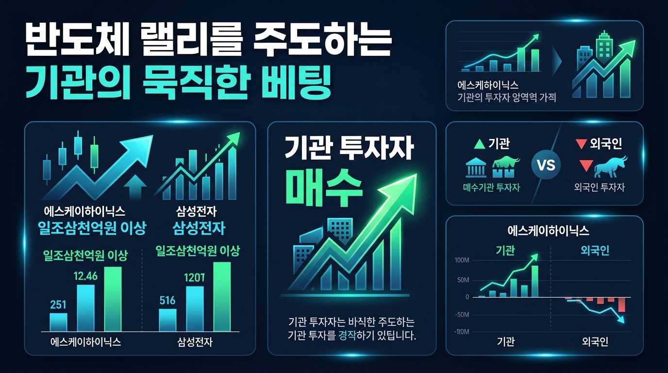 반도체 랠리를 주도하는 기관의 묵직한 베팅
