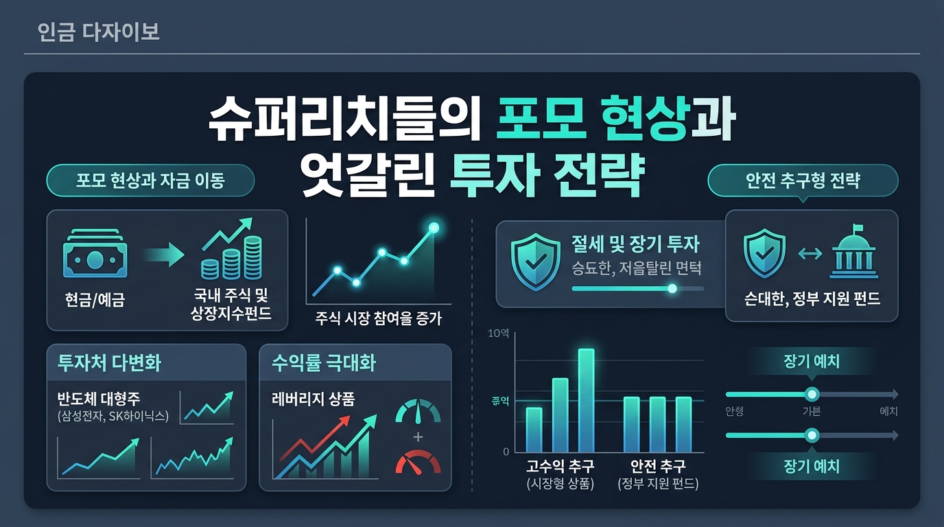 슈퍼리치들의 포모 현상과 엇갈린 투자 전략