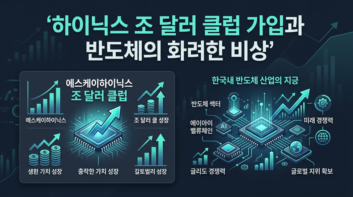 SK하이닉스 1조 달러 클럽 가입과 K-반도체의 화려한 비상