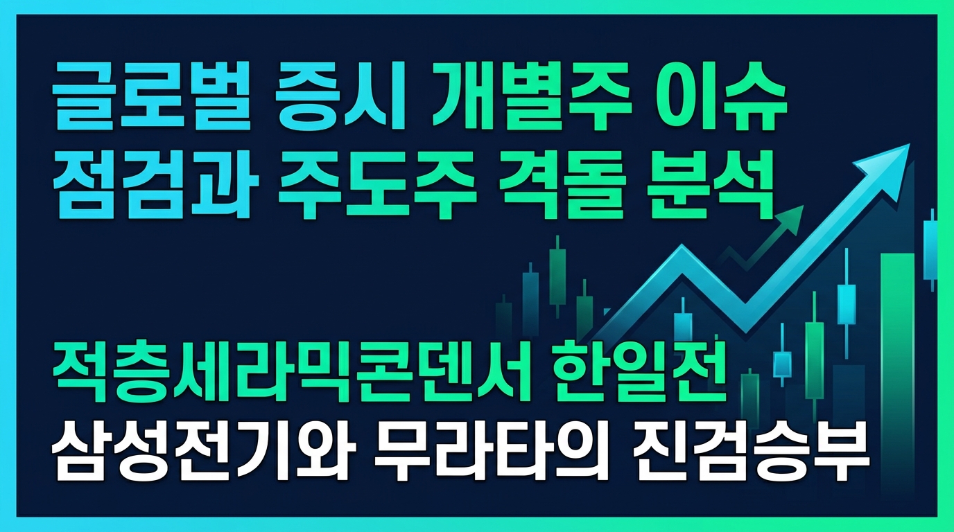 글로벌 증시 개별주 이슈 점검과 MLCC 주도주 격돌 분석