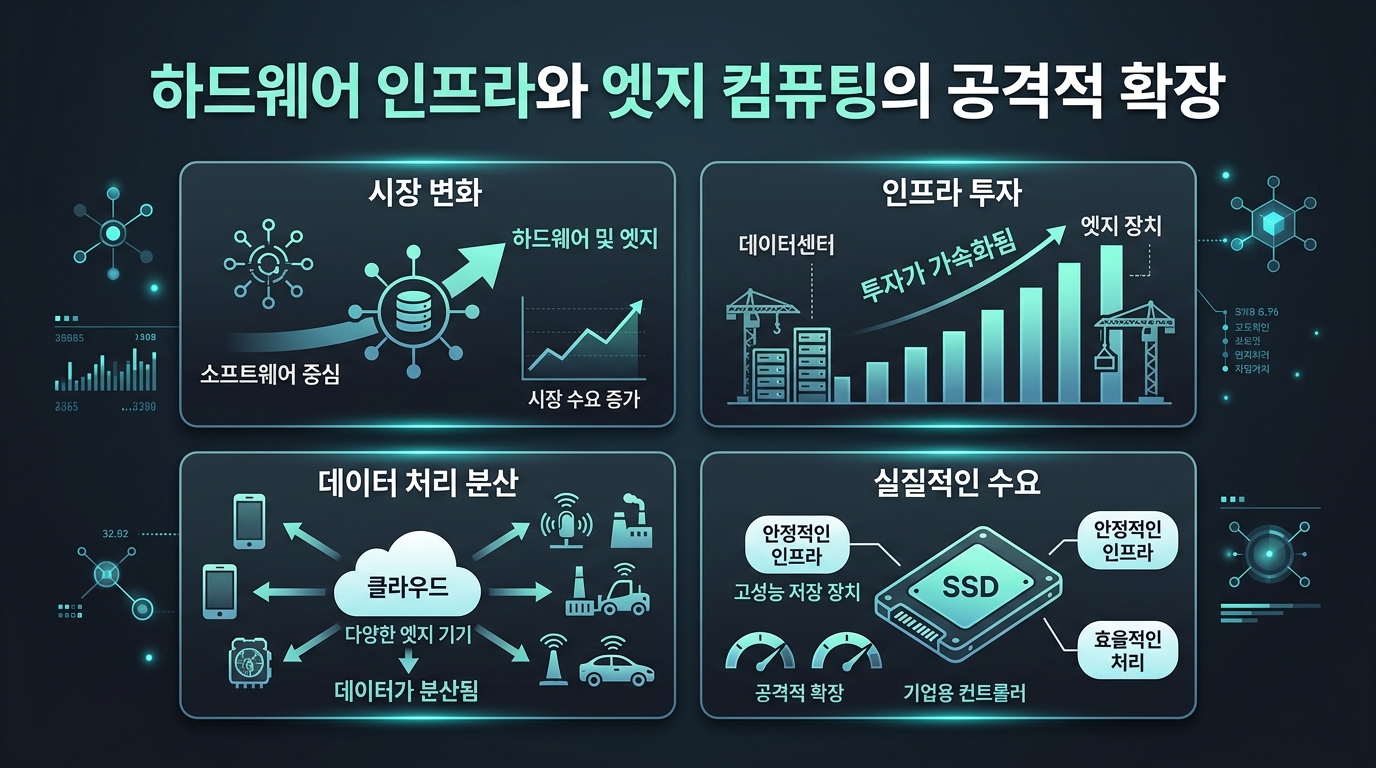 AI 하드웨어 인프라와 엣지 컴퓨팅의 공격적 확장