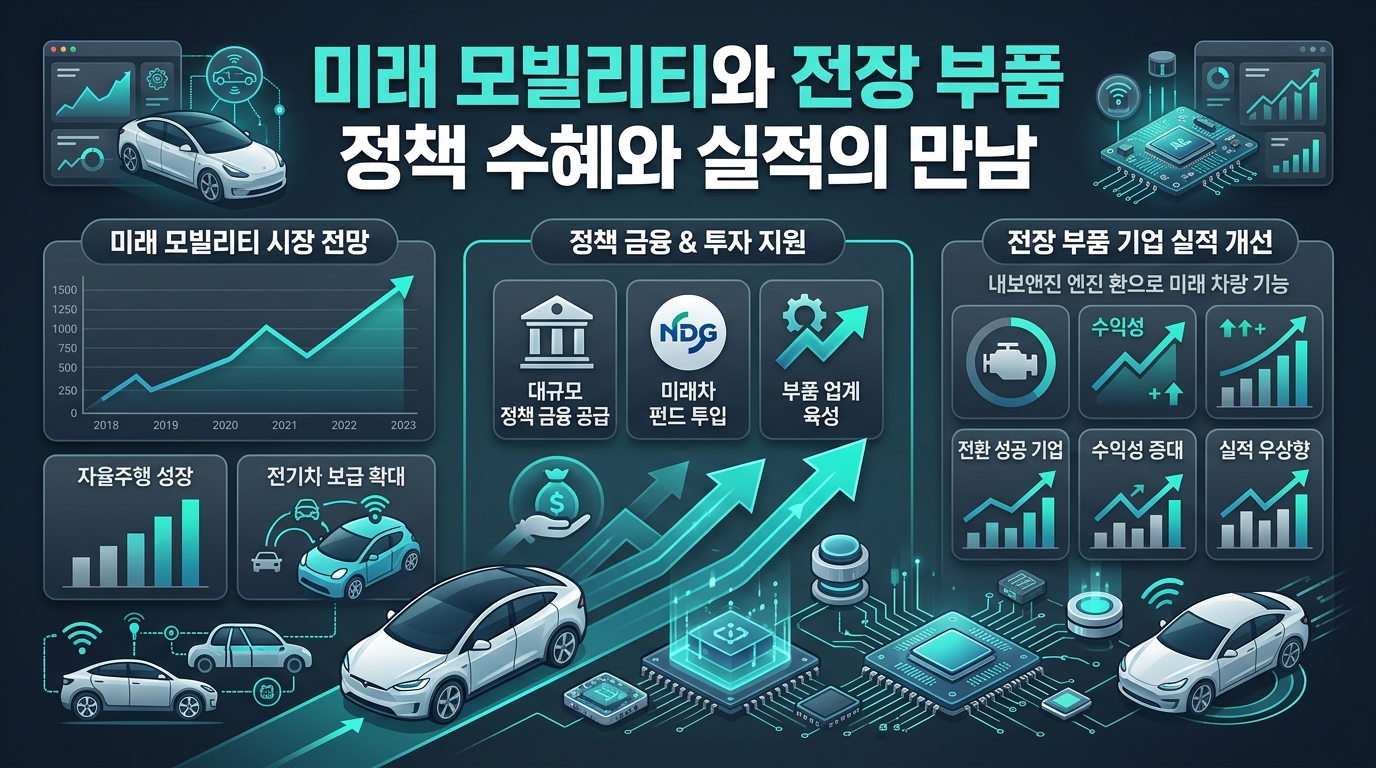 미래 모빌리티와 전장 부품, 정책 수혜와 실적의 만남