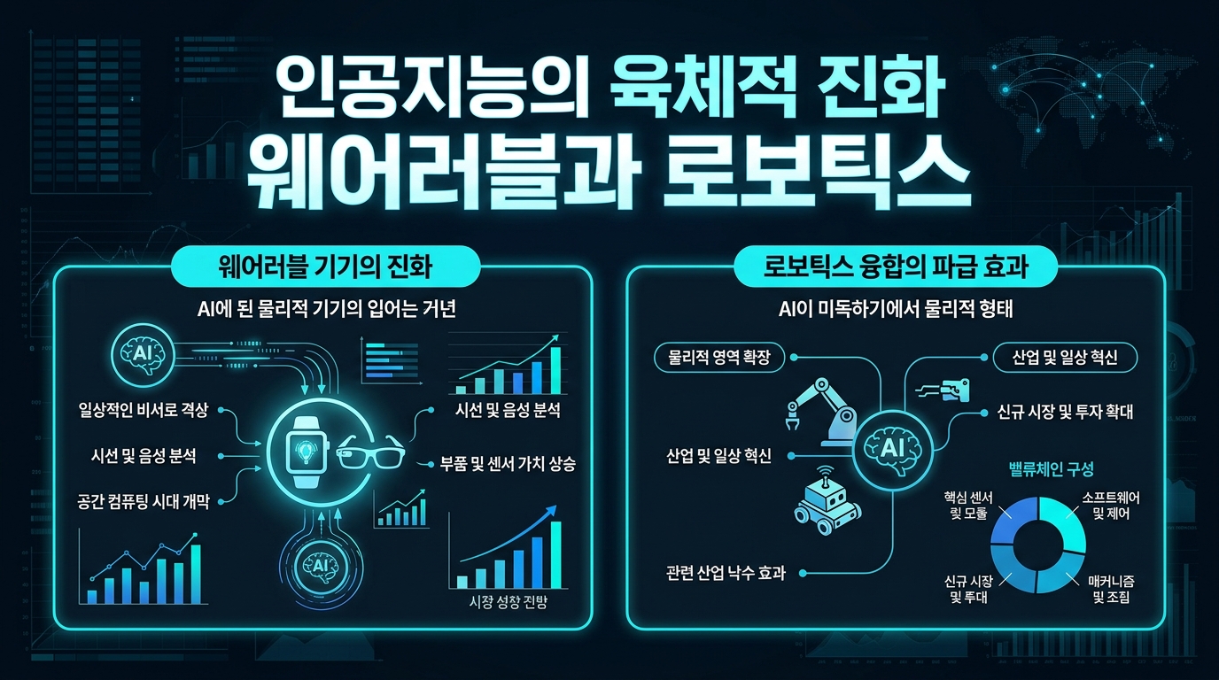 인공지능의 육체적 진화, 웨어러블과 로보틱스