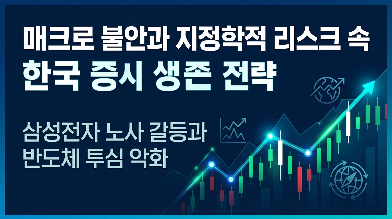 매크로 불안과 지정학적 리스크 속 한국 증시 생존 전략