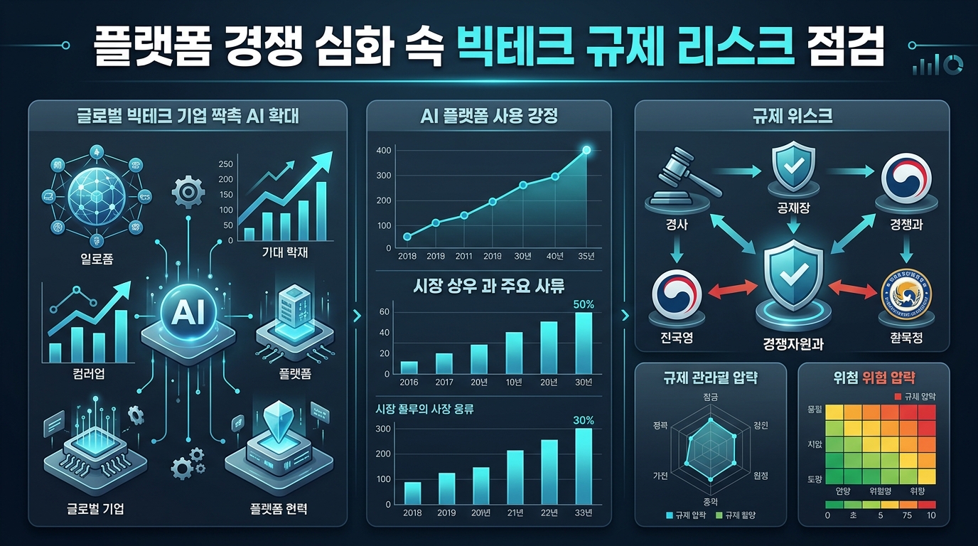 플랫폼 경쟁 심화 속 빅테크 규제 리스크 점검