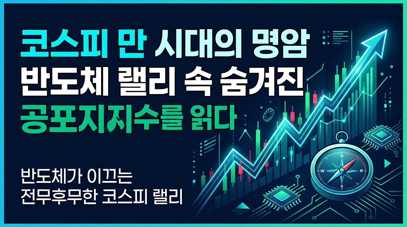 코스피 1만 시대의 명암 반도체 랠리 속 숨겨진 공포지수를 읽다