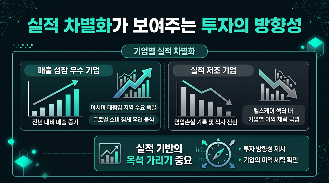 실적 차별화가 보여주는 투자의 방향성