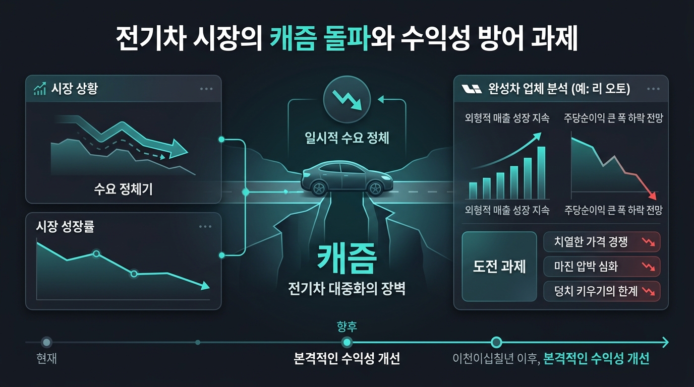 전기차 시장의 캐즘 돌파와 수익성 방어 과제