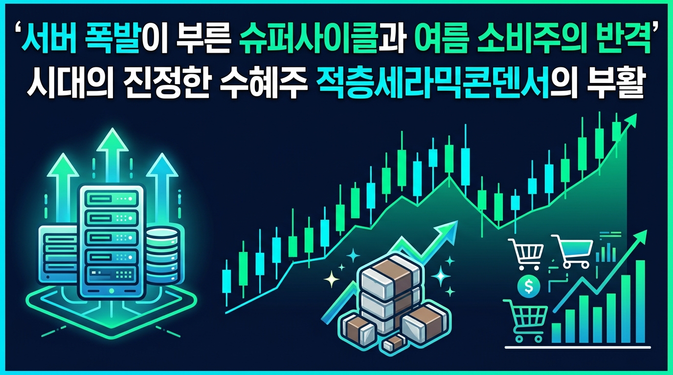 AI 서버 폭발이 부른 MLCC 슈퍼사이클과 여름 소비주의 반격