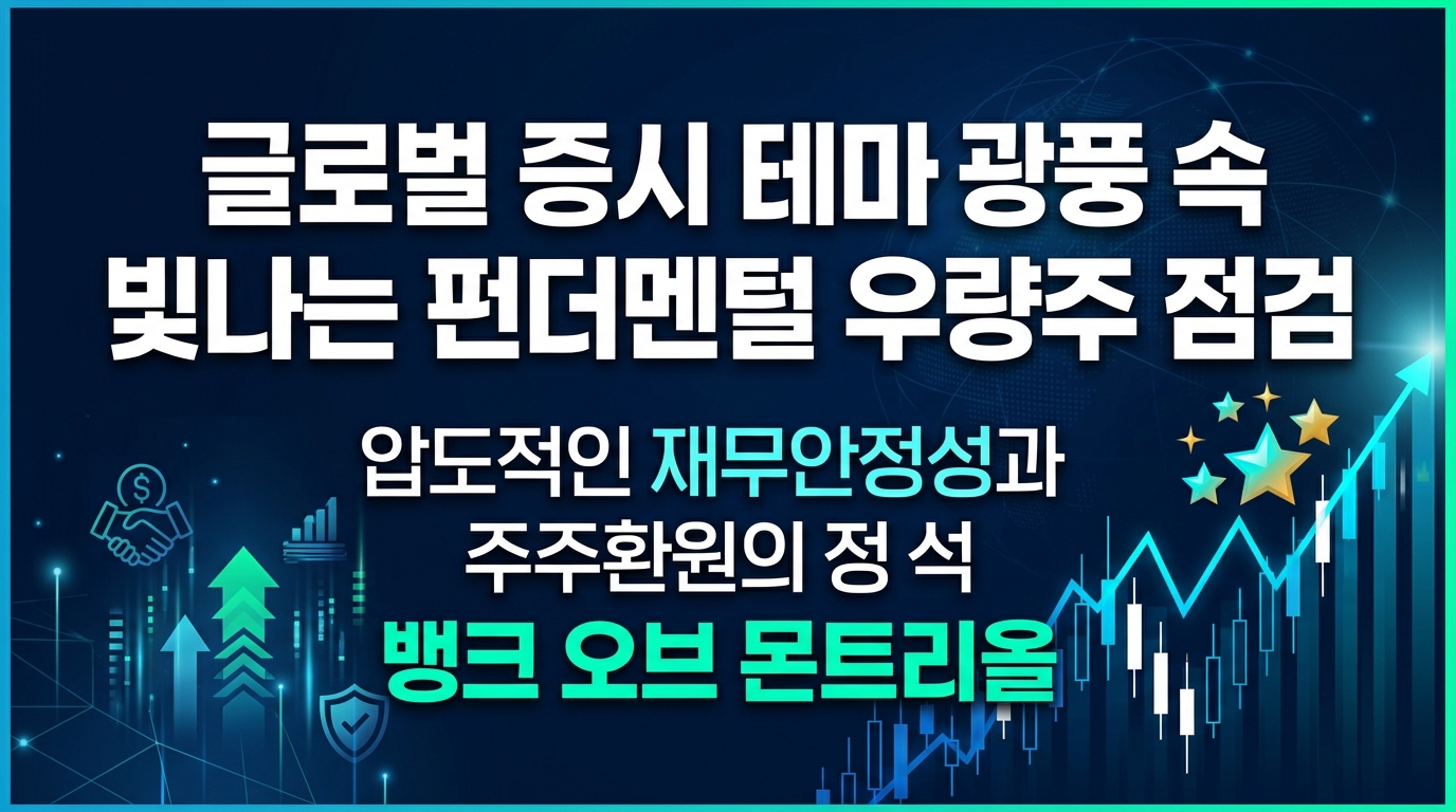 글로벌 증시 AI 테마 광풍 속 빛나는 펀더멘털 우량주 점검