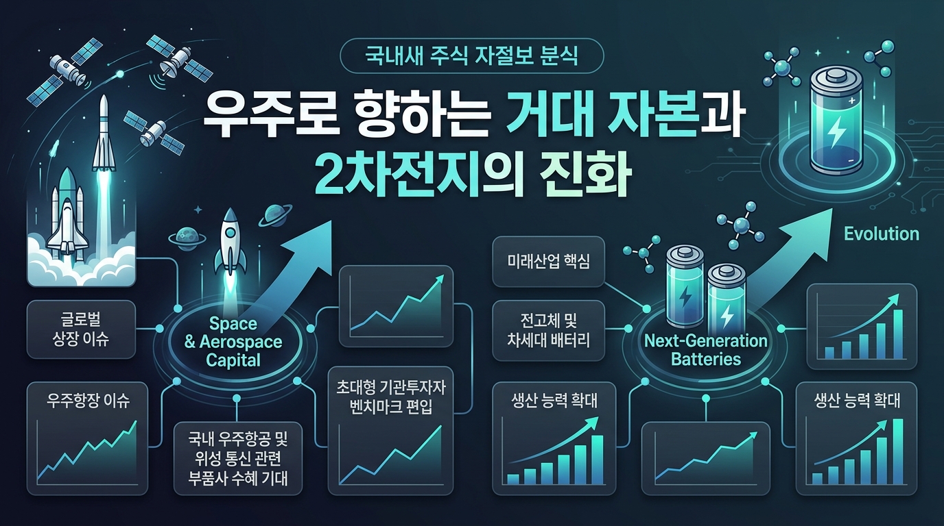 우주로 향하는 거대 자본과 2차전지의 진화