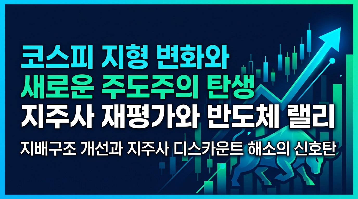 코스피 지형 변화와 새로운 주도주의 탄생: 지주사 재평가와 반도체 랠리