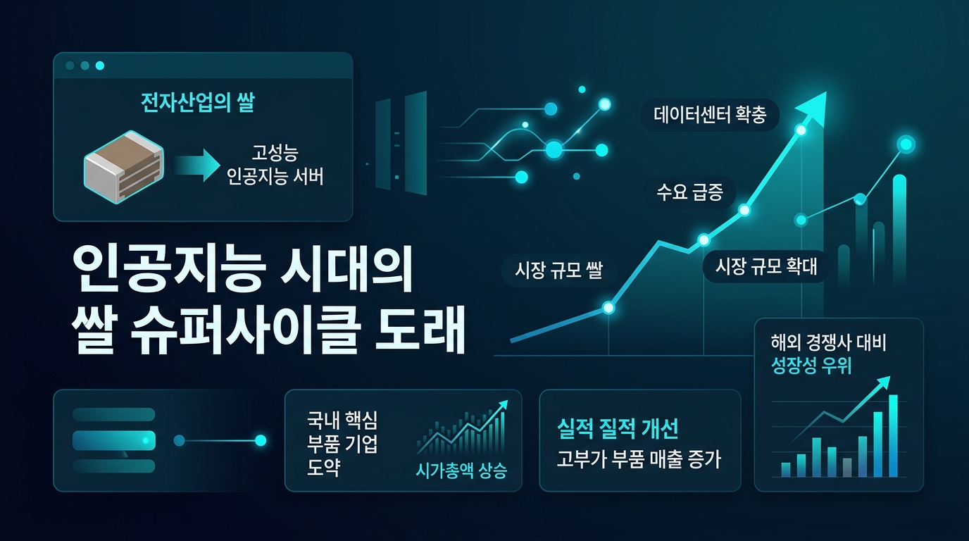 인공지능 시대의 쌀, MLCC 슈퍼사이클 도래