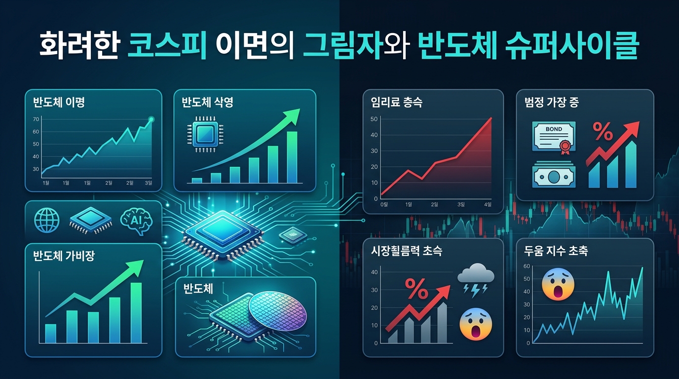 화려한 코스피 이면의 그림자와 반도체 슈퍼사이클