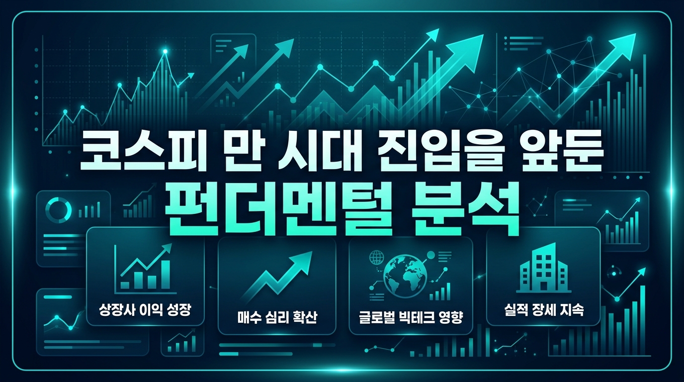 코스피 1만 시대 진입을 앞둔 펀더멘털 분석