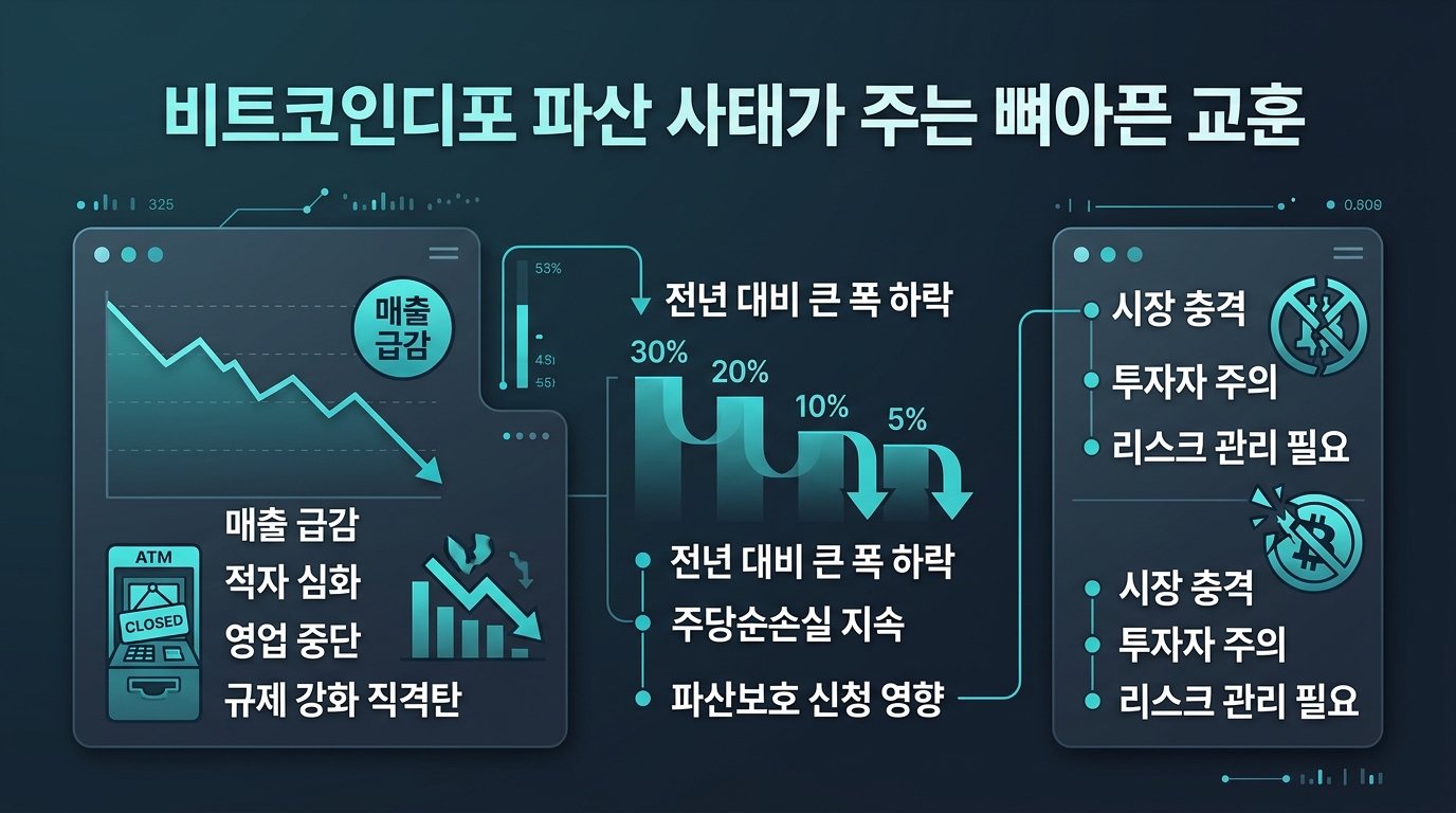 비트코인디포 파산 사태가 주는 뼈아픈 교훈
