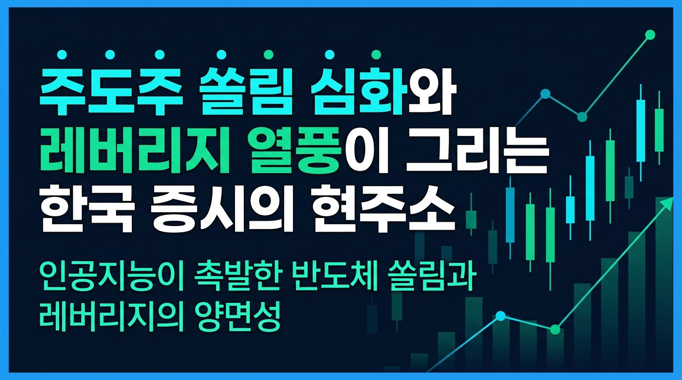 주도주 쏠림 심화와 레버리지 열풍이 그리는 한국 증시의 현주소
