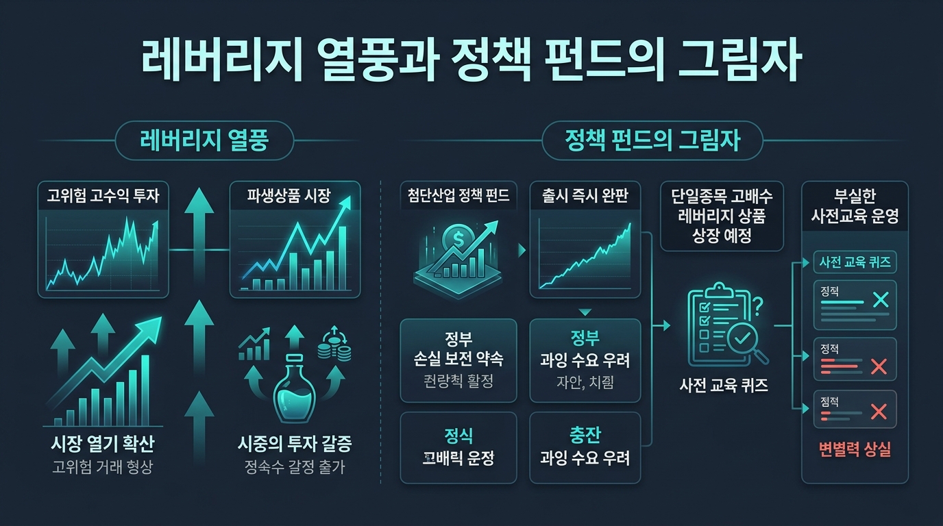 레버리지 열풍과 정책 펀드의 그림자