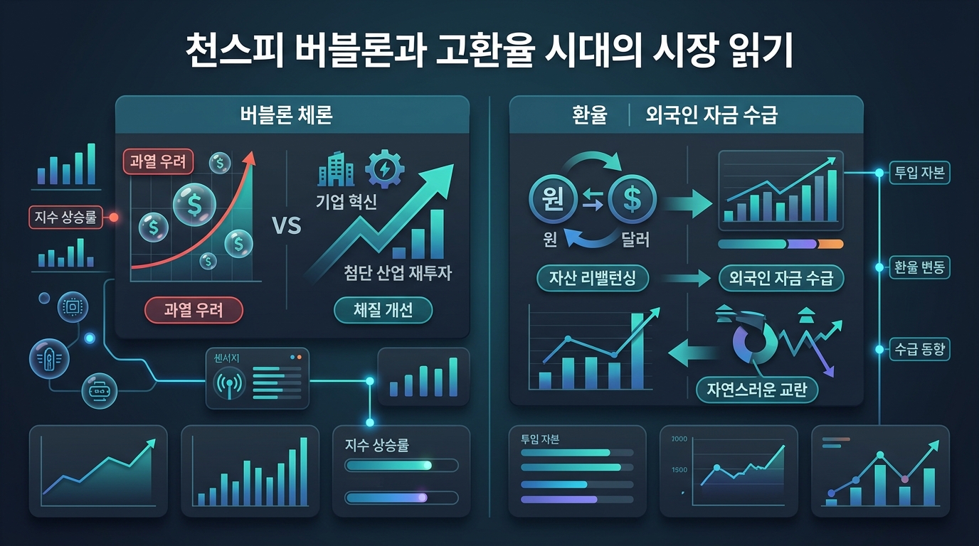 8천스피 버블론과 고환율 시대의 시장 읽기