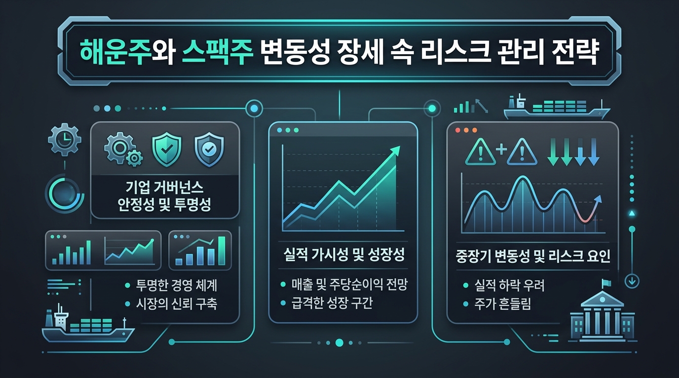 해운주와 스팩주 변동성 장세 속 리스크 관리 전략