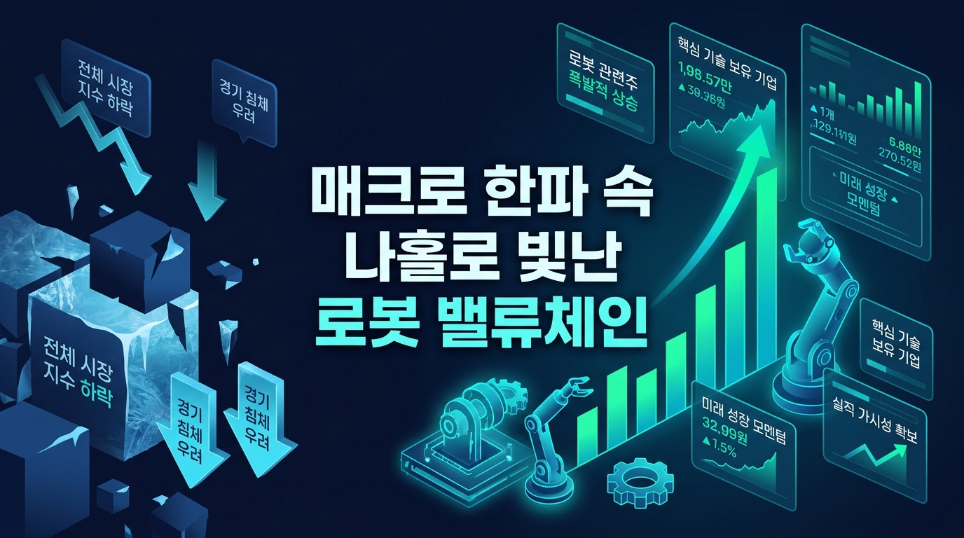 매크로 한파 속 나홀로 빛난 로봇 밸류체인