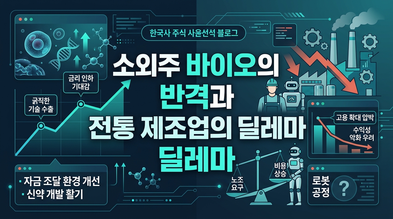 소외주 바이오의 반격과 전통 제조업의 딜레마