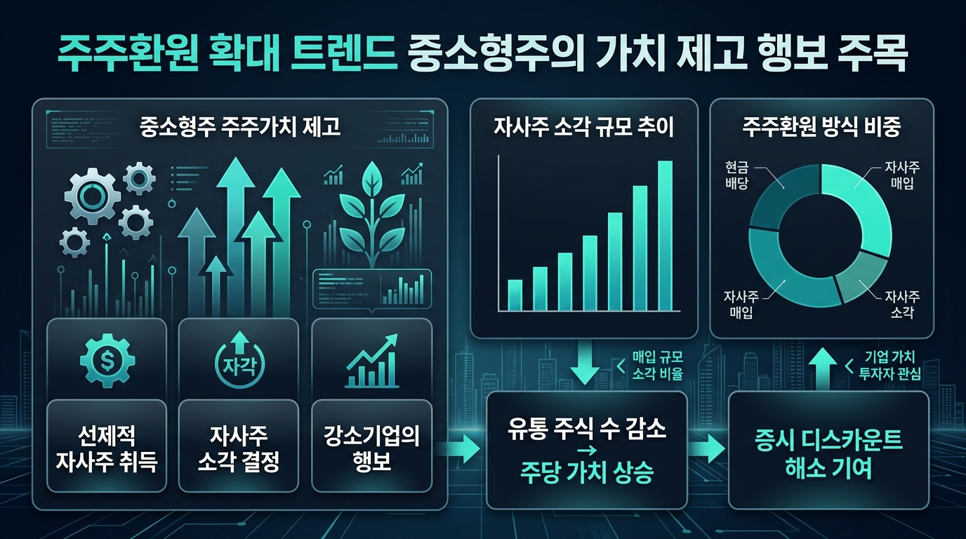 주주환원 확대 트렌드, 중소형주의 가치 제고 행보 주목