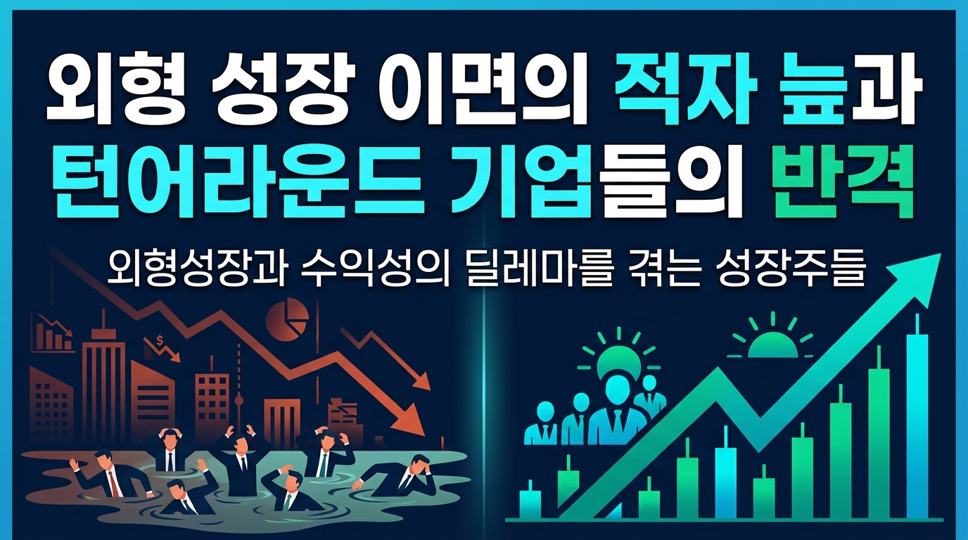 외형 성장 이면의 적자 늪과 턴어라운드 기업들의 반격