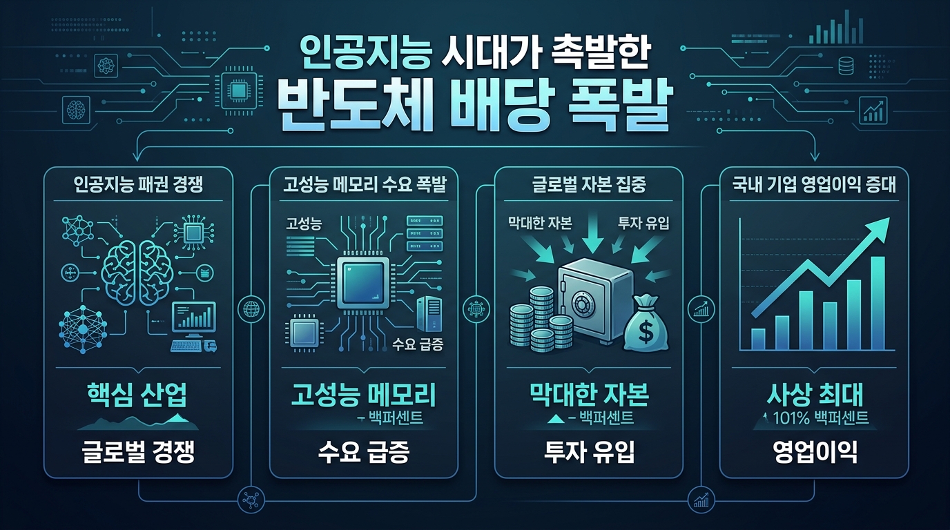 인공지능 시대가 촉발한 반도체 배당 폭발