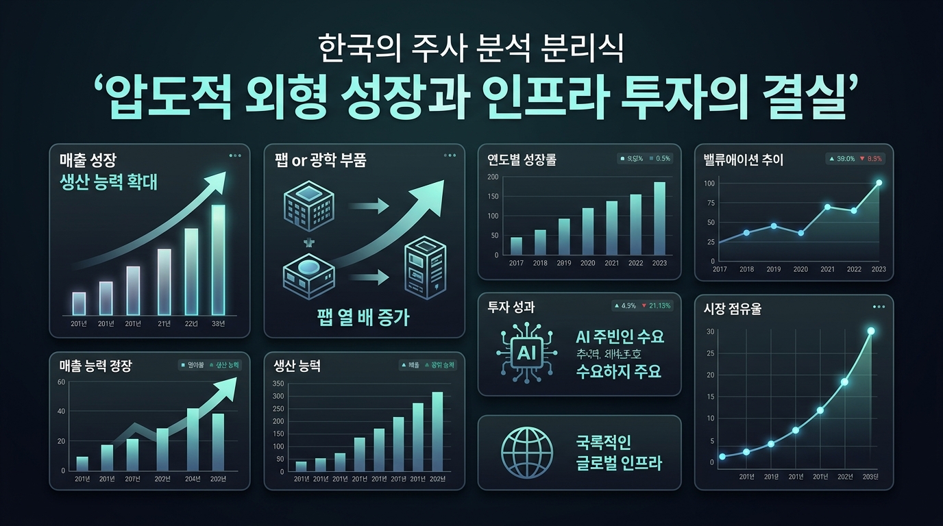 압도적 외형 성장과 인프라 투자의 결실