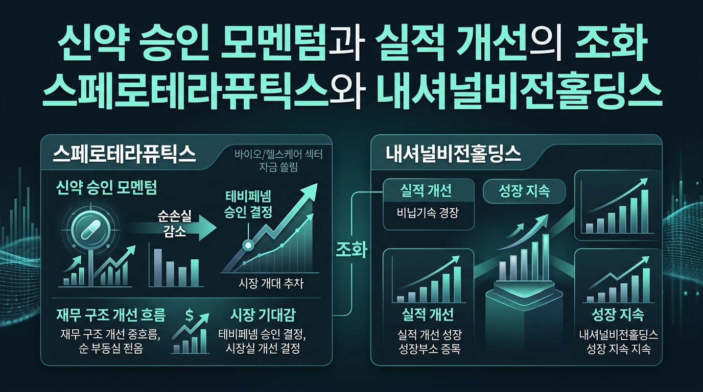신약 승인 모멘텀과 실적 개선의 조화 스페로테라퓨틱스와 내셔널비전홀딩스