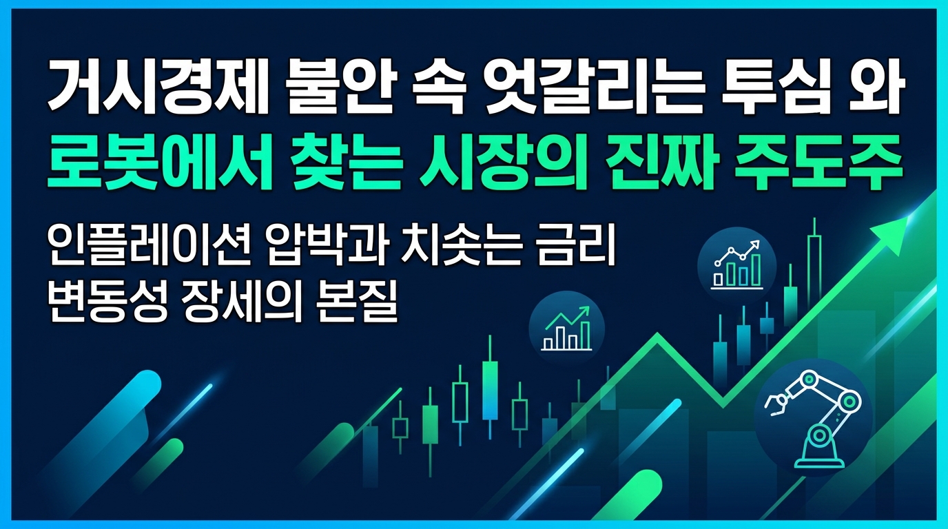 거시경제 불안 속 엇갈리는 투심, AI와 로봇에서 찾는 시장의 진짜 주도주