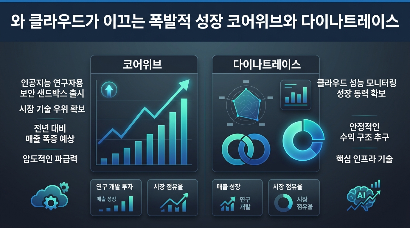 AI와 클라우드가 이끄는 폭발적 성장 코어위브와 다이나트레이스