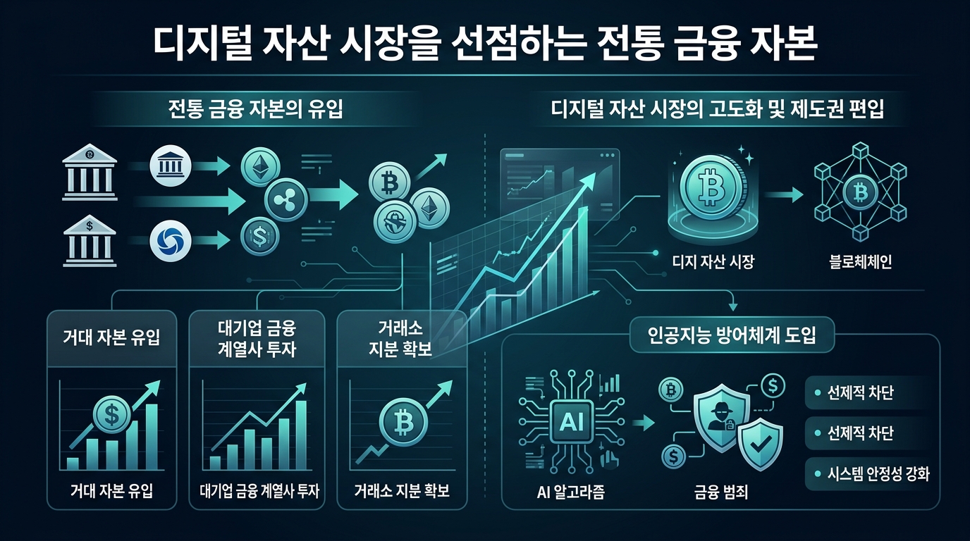 디지털 자산 시장을 선점하는 전통 금융 자본