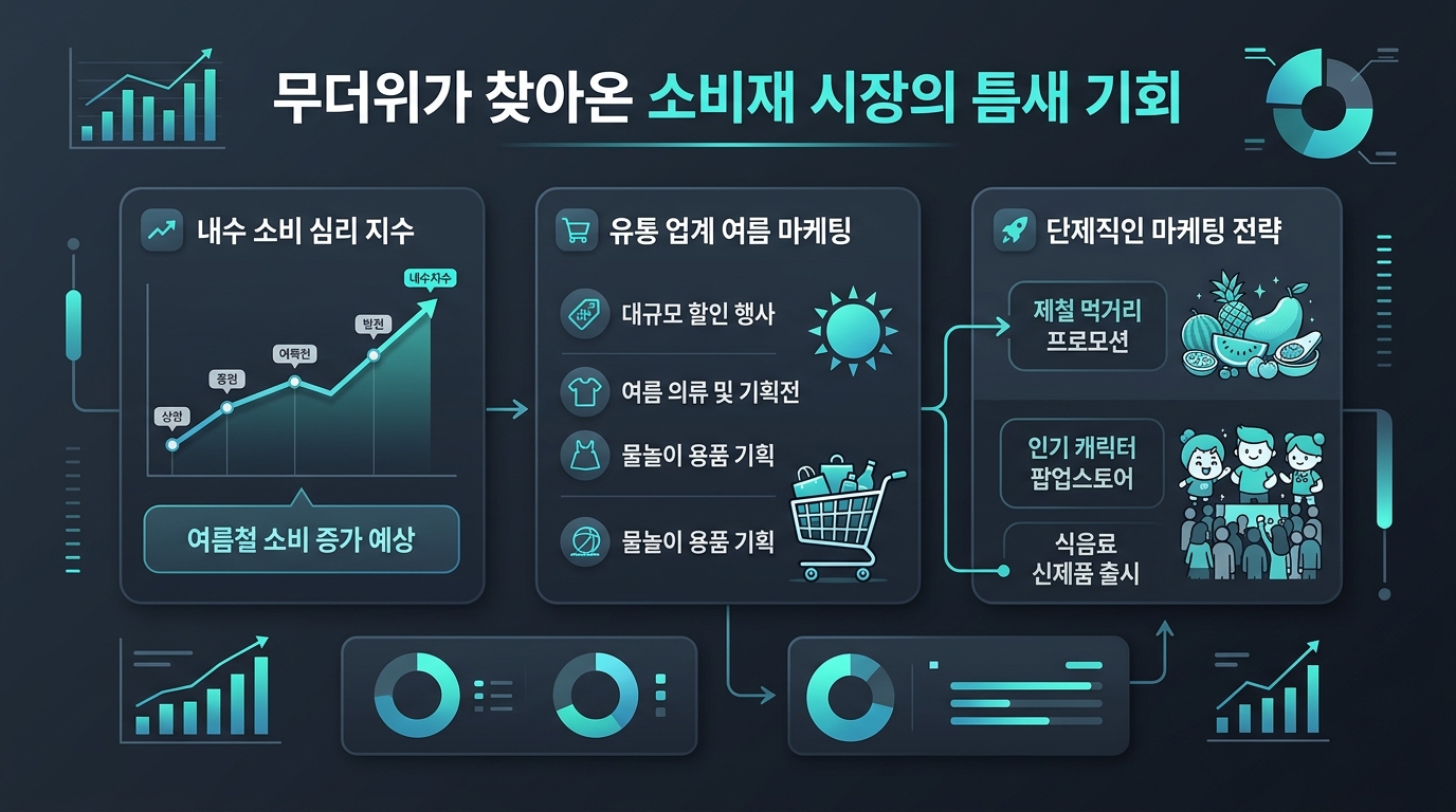 무더위가 찾아온 소비재 시장의 틈새 기회