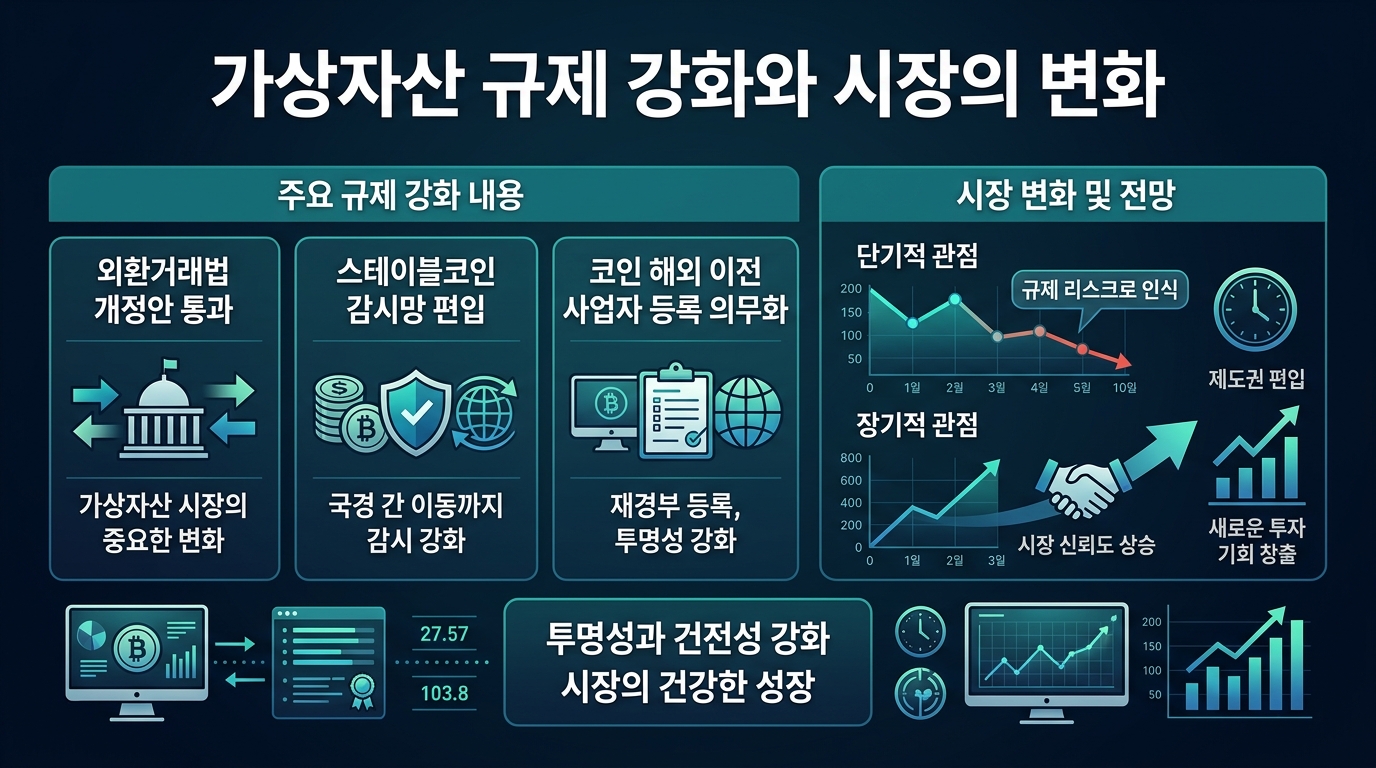 가상자산 규제 강화와 시장의 변화