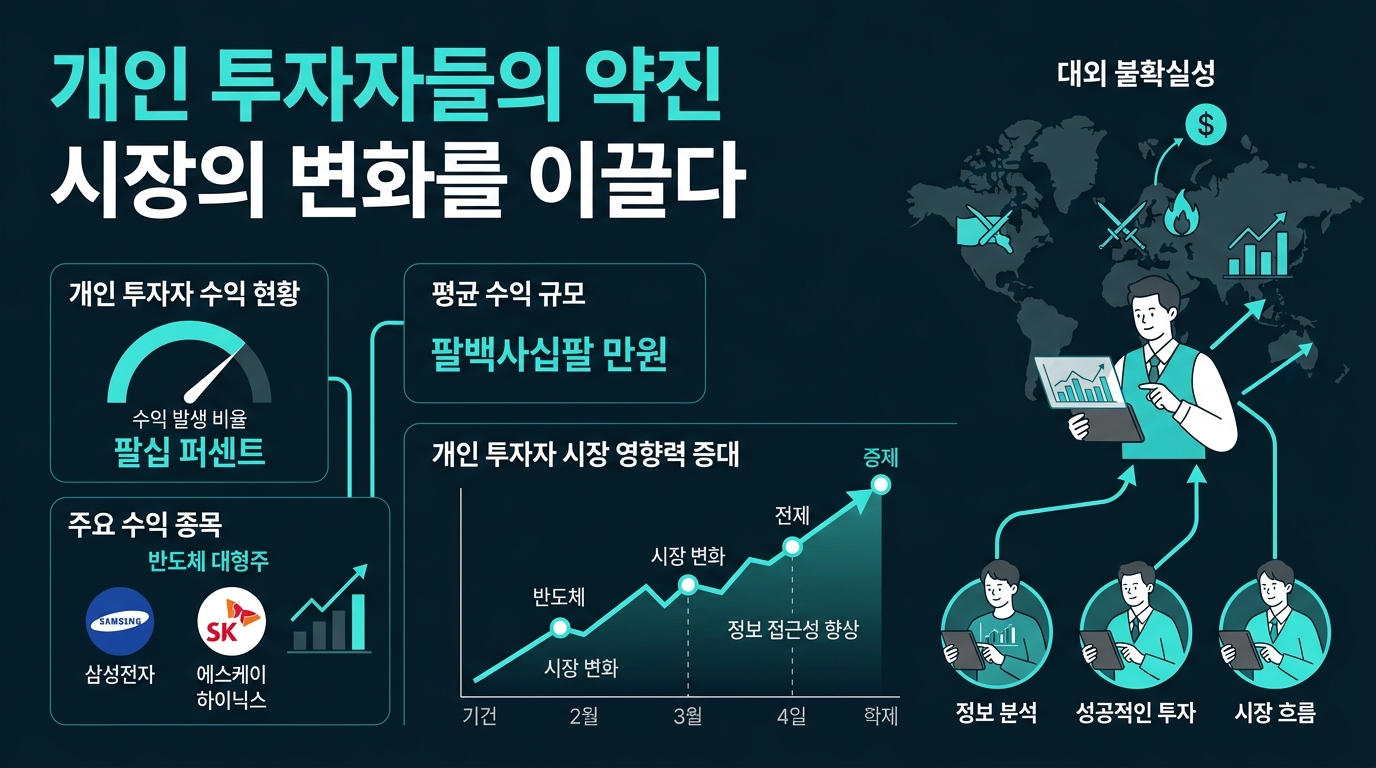 개인 투자자들의 약진, 시장의 변화를 이끌다