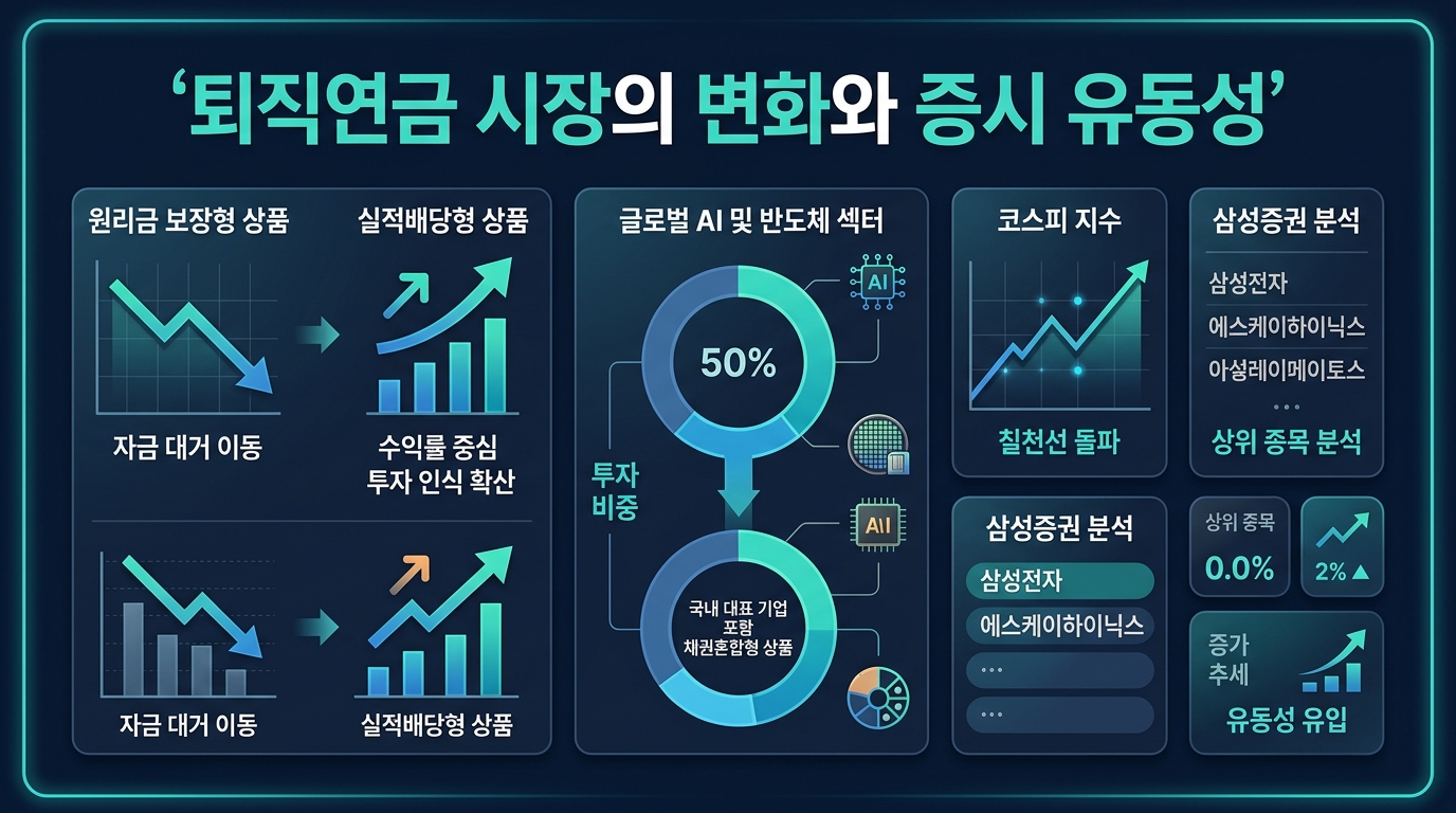 퇴직연금 시장의 변화와 증시 유동성
