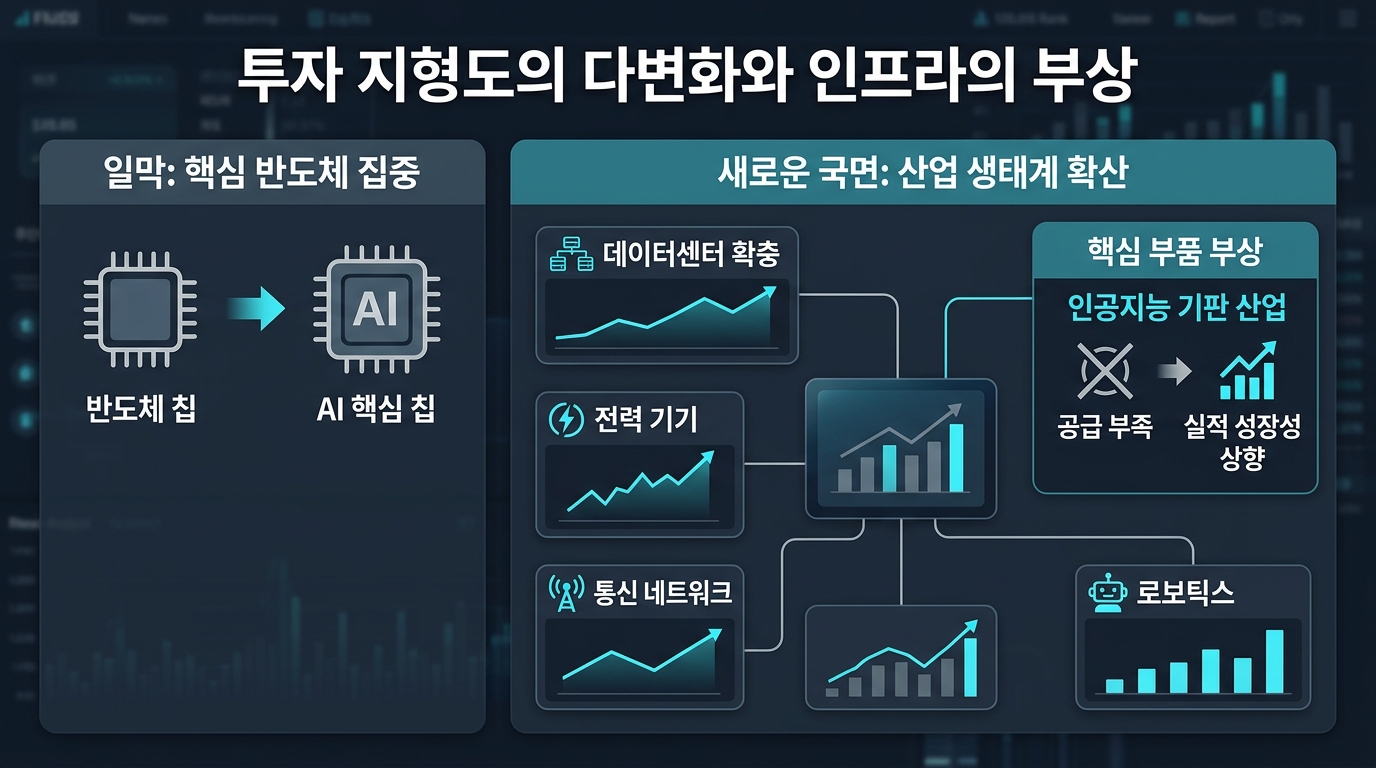AI 투자 지형도의 다변화와 인프라의 부상