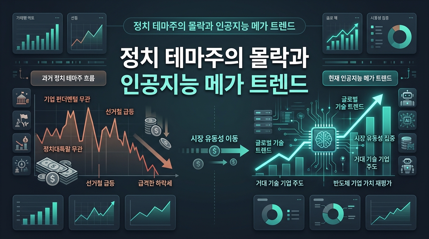 정치 테마주의 몰락과 인공지능 메가 트렌드