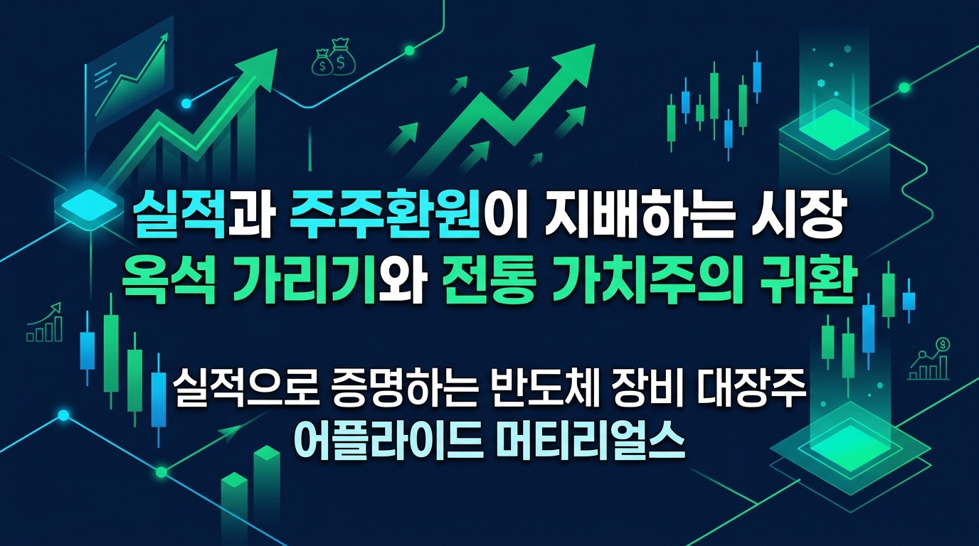 실적과 주주환원이 지배하는 시장, AI 옥석 가리기와 전통 가치주의 귀환