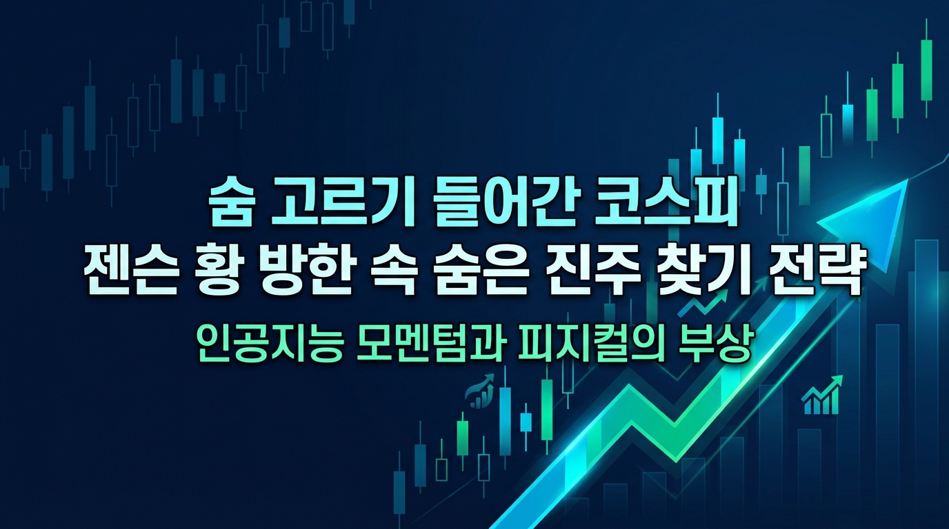 숨 고르기 들어간 코스피, 젠슨 황 방한 속 숨은 진주 찾기 전략
