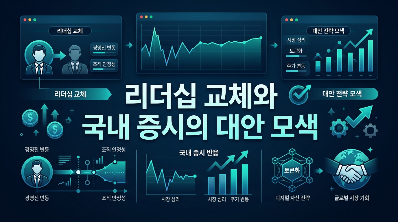 리더십 교체와 국내 증시의 대안 모색