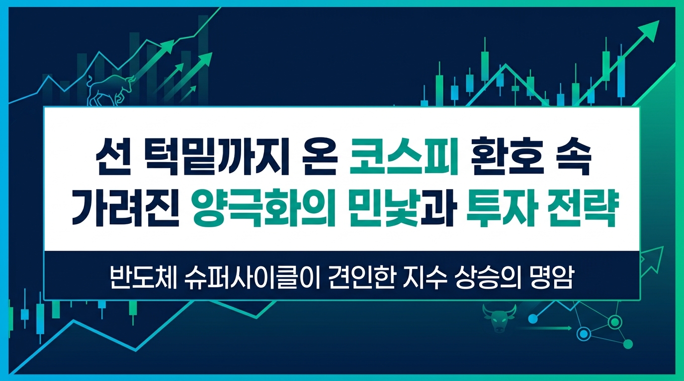 9000선 턱밑까지 온 코스피, 환호 속 가려진 양극화의 민낯과 투자 전략
