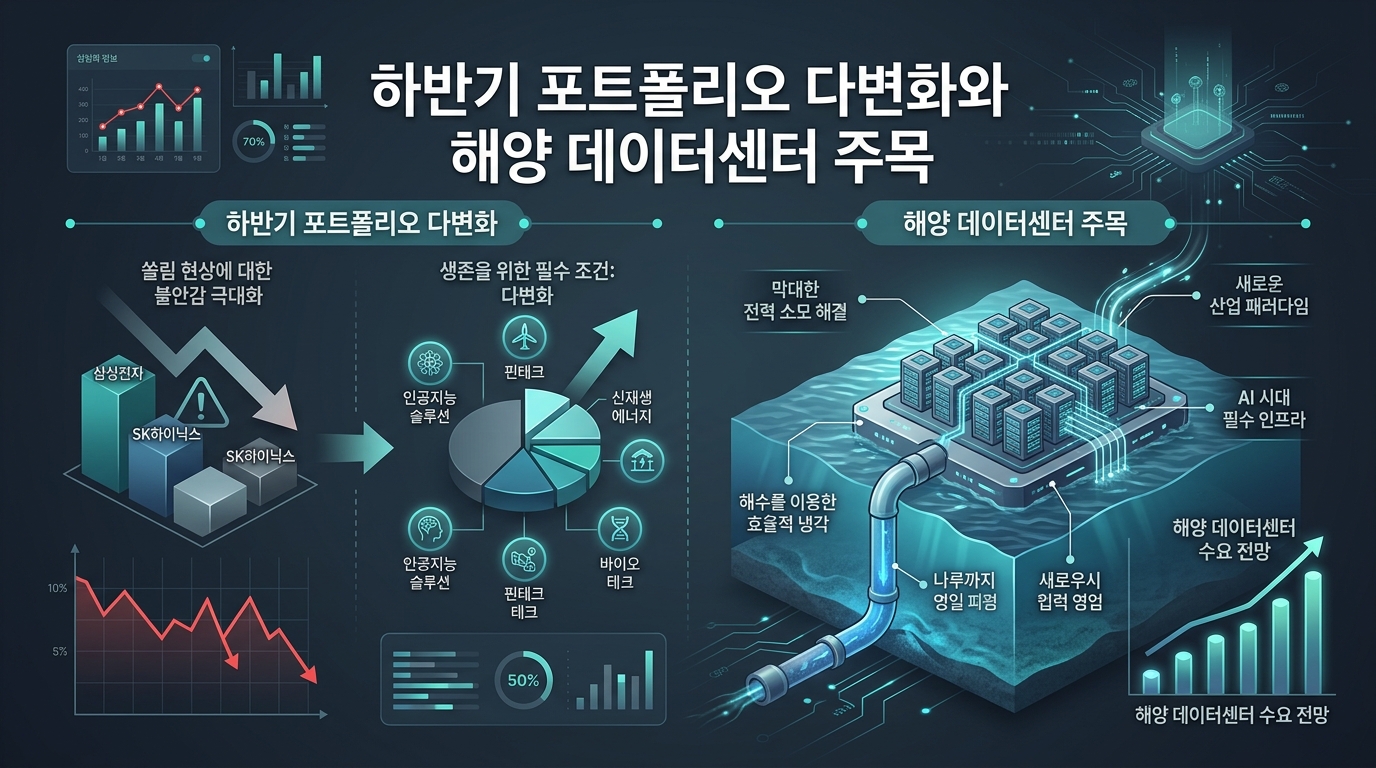 하반기 포트폴리오 다변화와 해양 데이터센터 주목