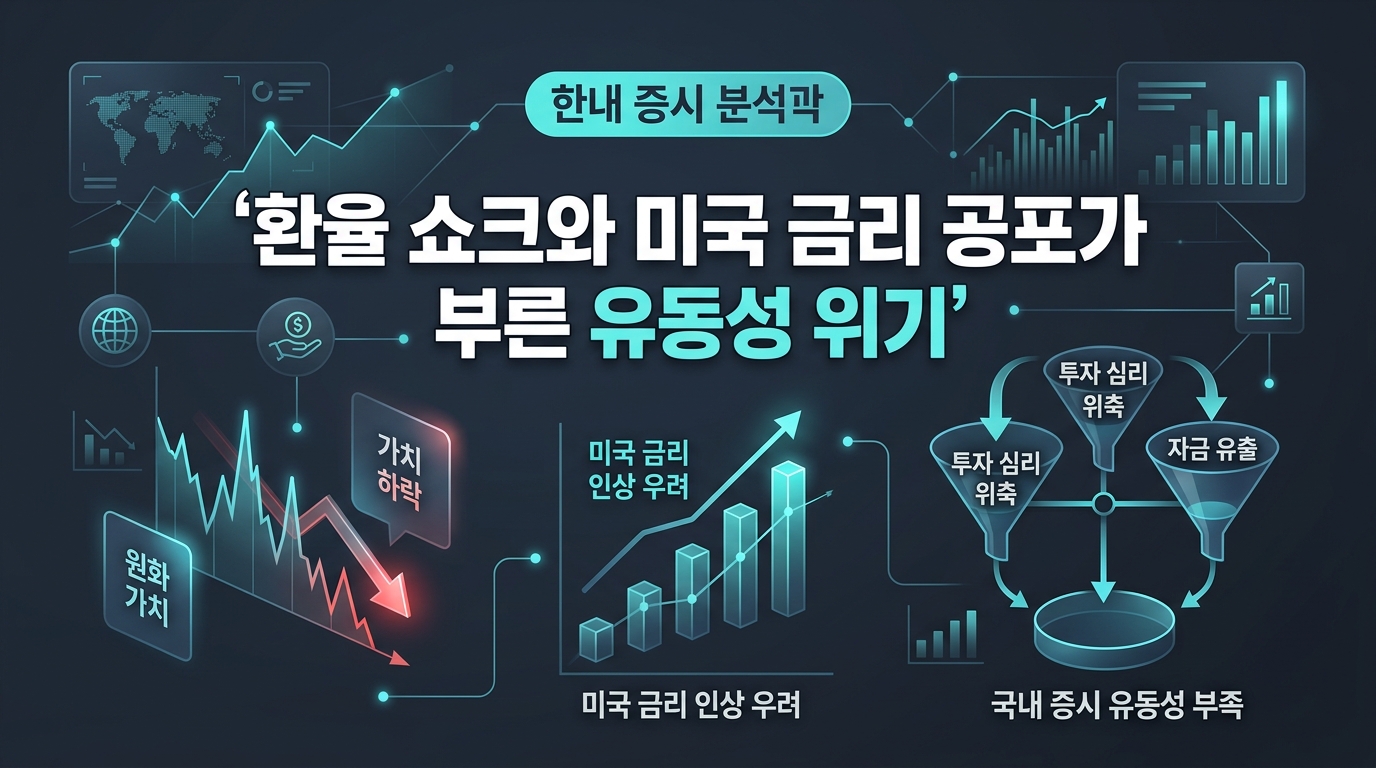 환율 쇼크와 미국 금리 공포가 부른 유동성 위기